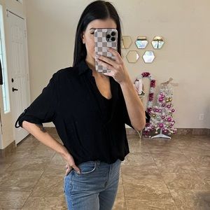 Black tunic shirt